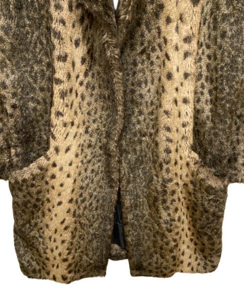 SHAYTOON BY O.C.U.（シャイトゥーン）SHAYTOON BY O.C.U. (シャイトゥーン) レオパード柄フェイクファーコート ブラウン サイズ:XSの古着・服飾アイテム