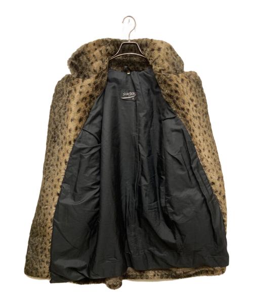SHAYTOON BY O.C.U.（シャイトゥーン）SHAYTOON BY O.C.U. (シャイトゥーン) レオパード柄フェイクファーコート ブラウン サイズ:XSの古着・服飾アイテム