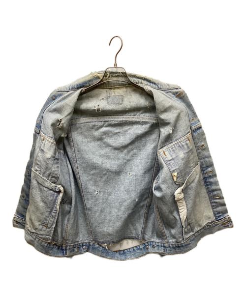 LEVI'S（リーバイス）LEVI'S (リーバイス) 90S70507サンダー柄ハンドペイントデニムジャケット インディゴ サイズ:Mの古着・服飾アイテム