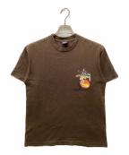 stussyステューシー）の古着「90's 8ボールTシャツ」｜ブラウン