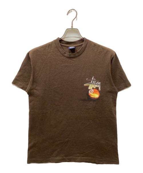 stussy（ステューシー）stussy (ステューシー) 90's 8ボールTシャツ ブラウン サイズ:Mの古着・服飾アイテム