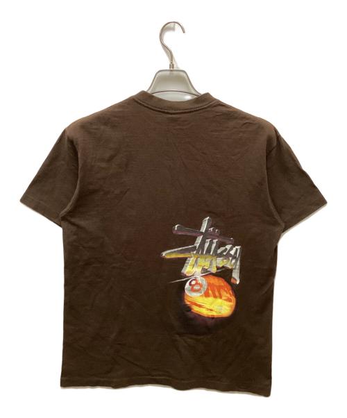 stussy（ステューシー）stussy (ステューシー) 90's 8ボールTシャツ ブラウン サイズ:Mの古着・服飾アイテム