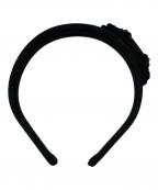 Salvatore Ferragamoサルヴァトーレ フェラガモ）の古着「ヴァラリボンカチューシャ」｜ブラック