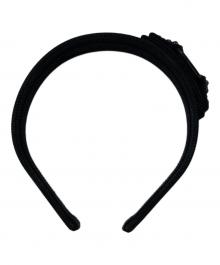 Salvatore Ferragamo（サルヴァトーレ フェラガモ）の古着「ヴァラリボンカチューシャ」｜ブラック