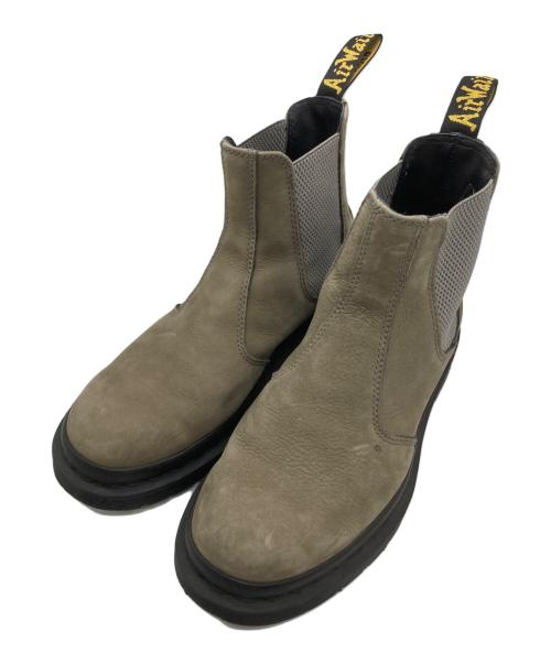 Dr.Martens（ドクターマーチン）Dr.Martens (ドクターマーチン) Milled Nubuck Chelsea Boots/マイルドヌバックチェルシーブーツ オリーブ サイズ:UK６の古着・服飾アイテム