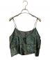 ticca（ティッカ）の古着「キュプラジャガード キャミソール」｜グリーン