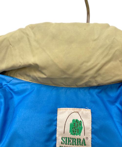 SIERRA DESIGNS（シエラデザインズ）SIERRA DESIGNS (シエラデザインズ) ヴィンテージダウンベスト ベージュ サイズ:Sの古着・服飾アイテム