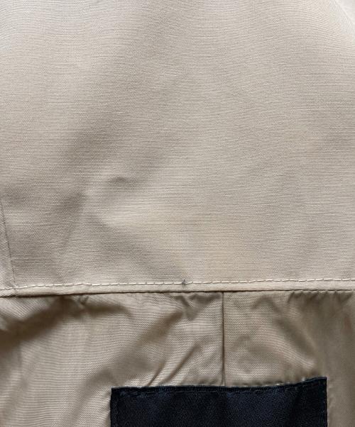 08sircus（ゼロエイトサーカス）08sircus (ゼロエイトサーカス) High count weather hoodie coat/ハイカウントウェザーフーディコート ベージュ サイズ:4の古着・服飾アイテム