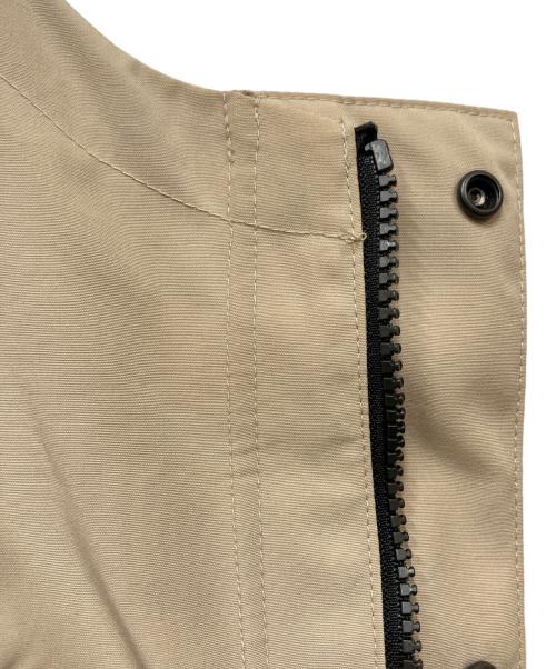 08sircus（ゼロエイトサーカス）08sircus (ゼロエイトサーカス) High count weather hoodie coat/ハイカウントウェザーフーディコート ベージュ サイズ:4の古着・服飾アイテム