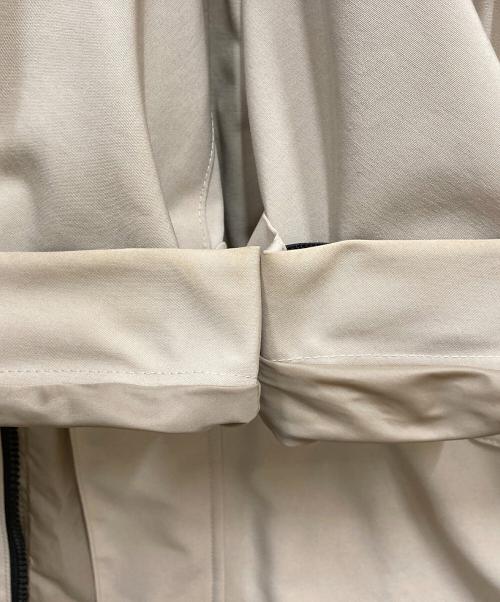 08sircus（ゼロエイトサーカス）08sircus (ゼロエイトサーカス) High count weather hoodie coat/ハイカウントウェザーフーディコート ベージュ サイズ:4の古着・服飾アイテム