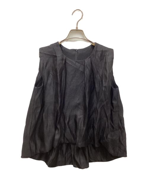 ELENDEEK（エレンディーク）ELENDEEK (エレンディーク) SHINY BALLOON BL/シャイニーバルーンブラウス ブラック サイズ:FREEの古着・服飾アイテム
