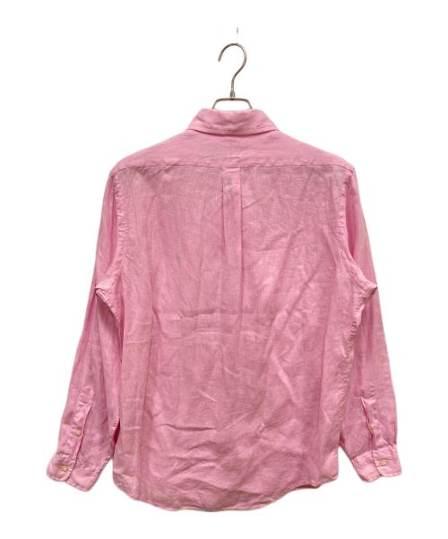 RALPH LAUREN（ラルフローレン）RALPH LAUREN (ラルフローレン) リネンシャツ ピンク サイズ:Mの古着・服飾アイテム
