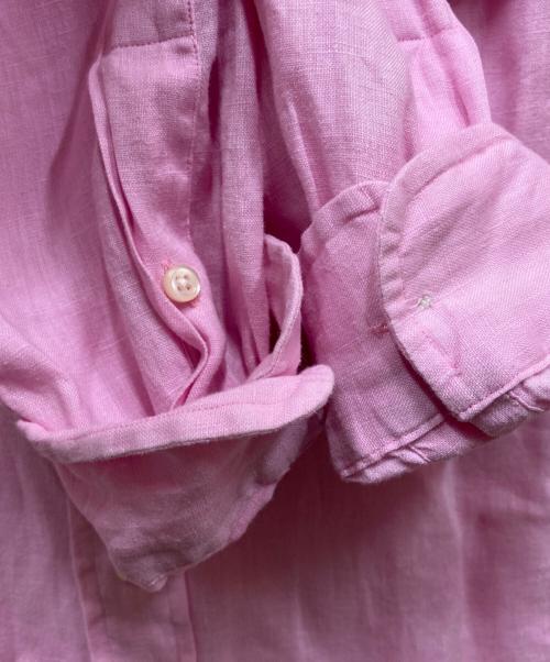 RALPH LAUREN（ラルフローレン）RALPH LAUREN (ラルフローレン) リネンシャツ ピンク サイズ:Mの古着・服飾アイテム