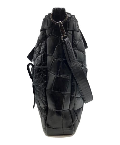 GRES（グレ）GRES (グレ) クロコトートバッグ ブラックの古着・服飾アイテム