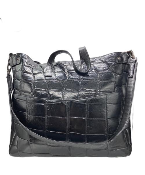 GRES（グレ）GRES (グレ) クロコトートバッグ ブラックの古着・服飾アイテム