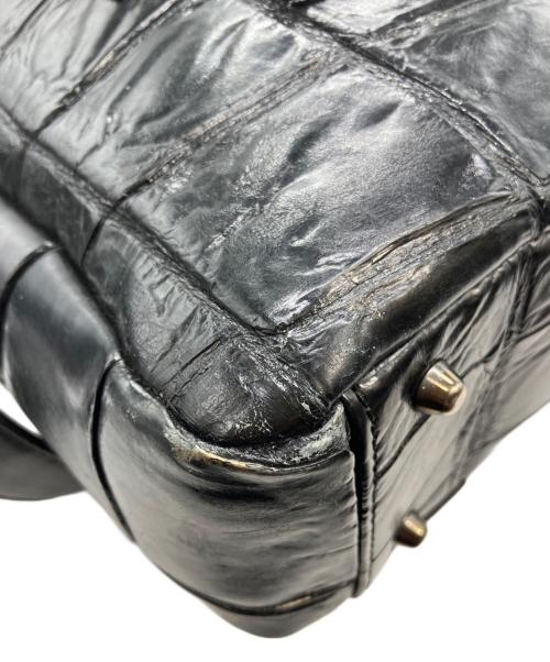 GRES（グレ）GRES (グレ) クロコトートバッグ ブラックの古着・服飾アイテム