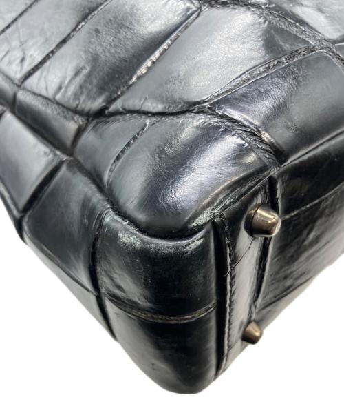 GRES（グレ）GRES (グレ) クロコトートバッグ ブラックの古着・服飾アイテム