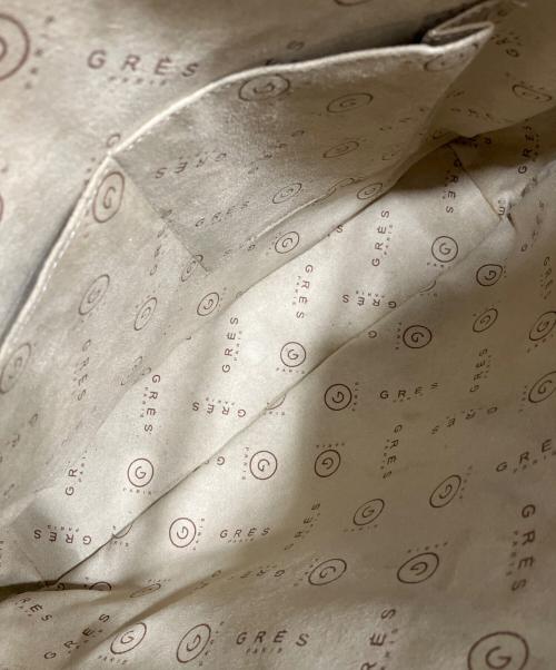 GRES（グレ）GRES (グレ) クロコトートバッグ ブラックの古着・服飾アイテム