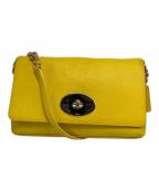 COACHコーチ）の古着「ショルダーバッグ」｜イエロー
