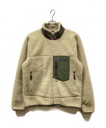 Patagonia（パタゴニア）の古着「メンズ・クラシック・レトロX・ジャケット」｜グリーン×ベージュ