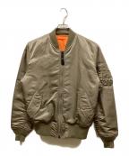 ALPHAアルファ）の古着「MA-1ジャケット」｜カーキ