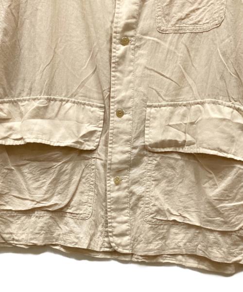 BEAMS BOY（ビームスボーイ）BEAMS BOY (ビームスボーイ) シアー ハンティング シャツ ベージュ サイズ:表記なしの古着・服飾アイテム