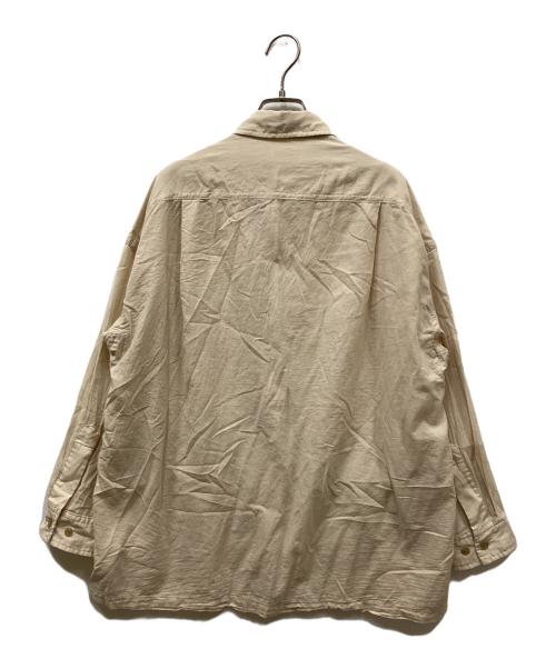 BEAMS BOY（ビームスボーイ）BEAMS BOY (ビームスボーイ) シアー ハンティング シャツ ベージュ サイズ:表記なしの古着・服飾アイテム