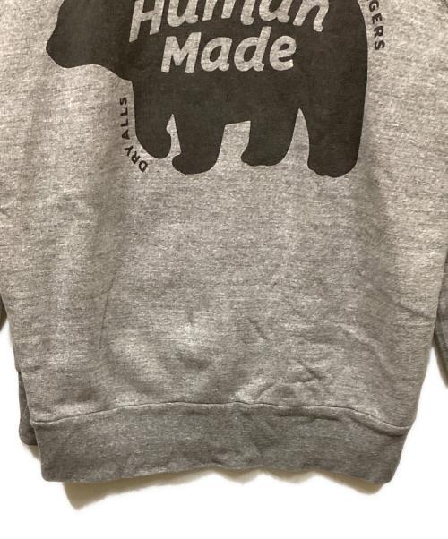 HUMAN MADE（ヒューマンメイド）HUMAN MADE (ヒューマンメイド) ラグランスウェット グレー サイズ:XLの古着・服飾アイテム