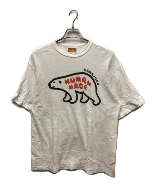 HUMAN MADE（ヒューマンメイド）HUMAN MADE (ヒューマンメイド) Polar Bear TEE/ポーラーベアTシャツ ホワイト サイズ:XLの古着・服飾アイテム