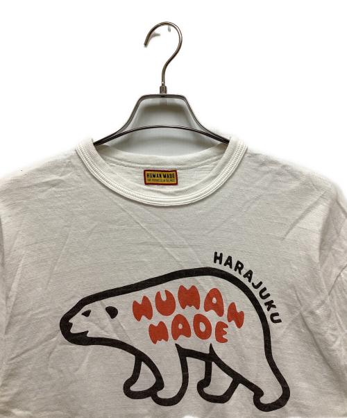 HUMAN MADE（ヒューマンメイド）HUMAN MADE (ヒューマンメイド) Polar Bear TEE/ポーラーベアTシャツ ホワイト サイズ:XLの古着・服飾アイテム