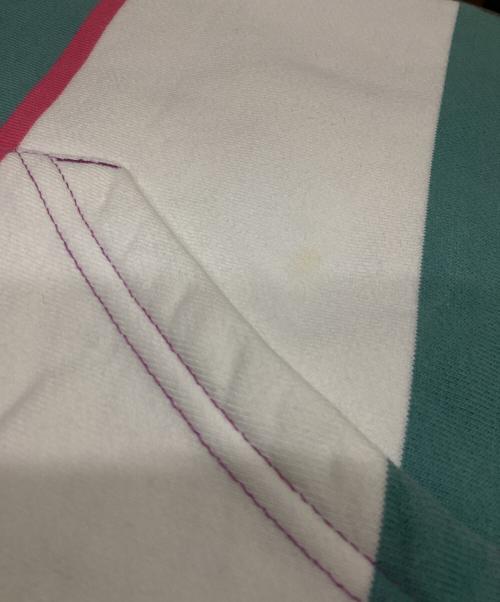 SUPREME（シュプリーム）SUPREME (シュプリーム) stripe hooded sweatshirt パープル サイズ:Sの古着・服飾アイテム