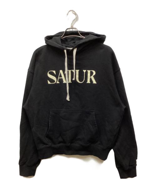 SATURDAY（サタデー）SATURDAY (サタデー) プリントパーカー ブラック サイズ:Freeの古着・服飾アイテム