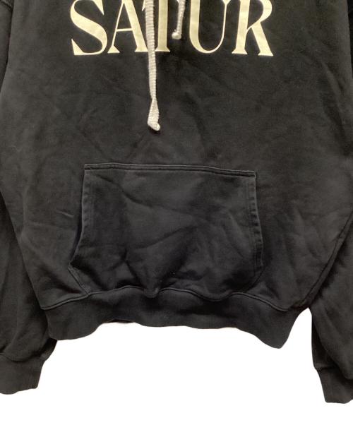 SATURDAY（サタデー）SATURDAY (サタデー) プリントパーカー ブラック サイズ:Freeの古着・服飾アイテム