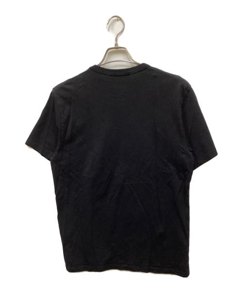 maison kitsune（メゾンキツネ）maison kitsune (メゾンキツネ) CHILLAX FOX PATCH REGULAR TEE ブラック サイズ:Mの古着・服飾アイテム