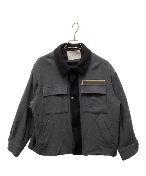 CULLNI（クルニ）CULLNI (クルニ) Twill Double Collar Jacket/ツイルダブルカラージャケット グレー サイズ:1の古着・服飾アイテム