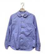 COMME des GARCONS COMME des GARCONSコムデギャルソン コムデギャルソン）の古着「丸襟シャツ」｜ブルー