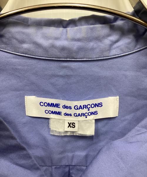 COMME des GARCONS COMME des GARCONS（コムデギャルソン コムデギャルソン）COMME des GARCONS COMME des GARCONS (コムデギャルソン コムデギャルソン) 丸襟シャツ ブルー サイズ:xsの古着・服飾アイテム