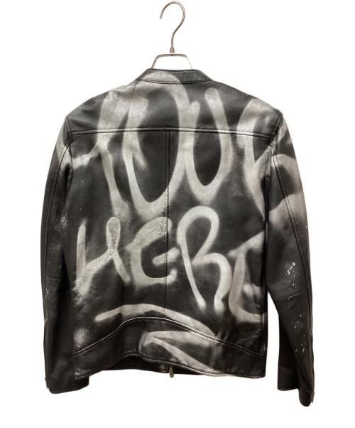 UNITED TOKYO（ユナイテッドトーキョー）UNITED TOKYO (ユナイテッドトーキョー) RYUJI KAMIYAMA (リュウジカミヤマ) ラムレザージャケット ブラック サイズ:2の古着・服飾アイテム