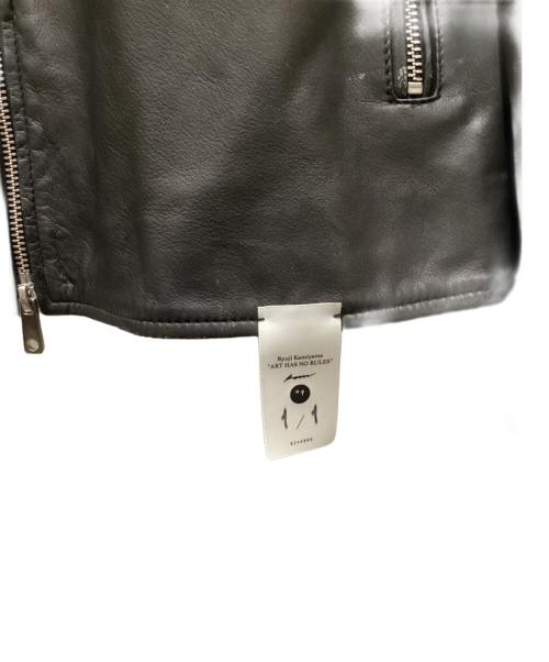 UNITED TOKYO（ユナイテッドトーキョー）UNITED TOKYO (ユナイテッドトーキョー) RYUJI KAMIYAMA (リュウジカミヤマ) ラムレザージャケット ブラック サイズ:2の古着・服飾アイテム