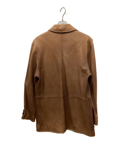 POLO RALPH LAUREN（ポロ・ラルフローレン）POLO RALPH LAUREN (ポロ・ラルフローレン) レザーカーコート ブラウン サイズ:Sの古着・服飾アイテム