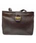 Salvatore Ferragamo（サルヴァトーレ フェラガモ）の古着「ヴァラクロコ型押しトートバッグ」｜ブラウン