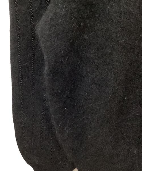 Yves Saint Laurent tricot（イブサンローラントリコット）Yves Saint Laurent tricot (イブサンローラントリコット) アンゴラ混ニット ブラック サイズ:Mの古着・服飾アイテム