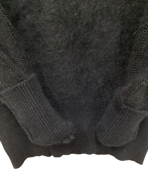 Yves Saint Laurent tricot（イブサンローラントリコット）Yves Saint Laurent tricot (イブサンローラントリコット) アンゴラ混ニット ブラック サイズ:Mの古着・服飾アイテム