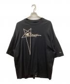 RICK OWENS×Championリックオウエンス×チャンピオン）の古着「TOMMY TEE/トミーティーシャツ」｜ブラック