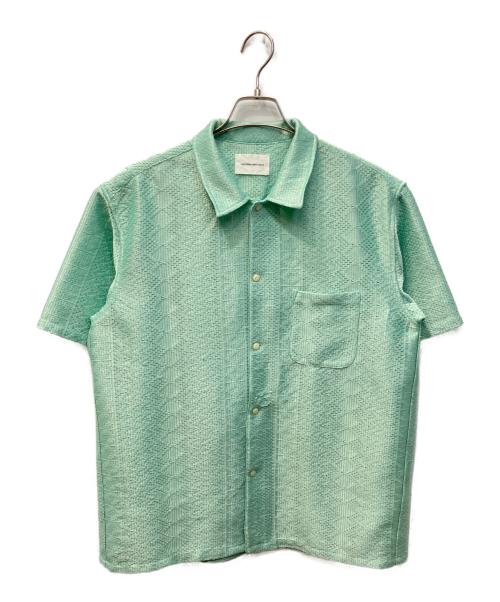 California ranch house（カリフォルニアランチハウス）California ranch house (カリフォルニアランチハウス) ジャガードSSシャツ グリーン サイズ:Mの古着・服飾アイテム