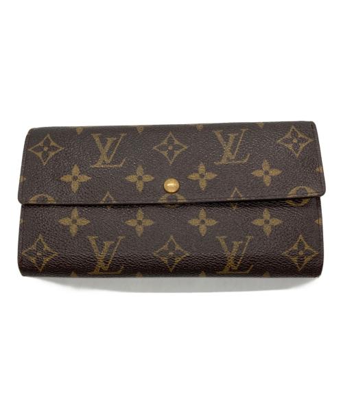 LOUIS VUITTON（ルイ ヴィトン）LOUIS VUITTON (ルイ ヴィトン) モノグラムイディール ポルトモネクレディ長財布 ブラウンの古着・服飾アイテム