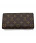 LOUIS VUITTON (ルイ ヴィトン) モノグラムイディール ポルトモネクレディ長財布 ブラウン：12000円