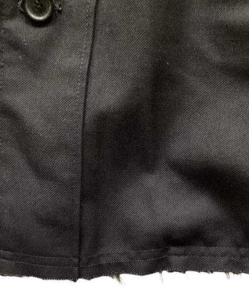 COMME des GARCONS SHIRT（コムデギャルソンシャツ）COMME des GARCONS SHIRT (コムデギャルソンシャツ) インサイドアウトカットオフジャケット ブラック サイズ:Sの古着・服飾アイテム