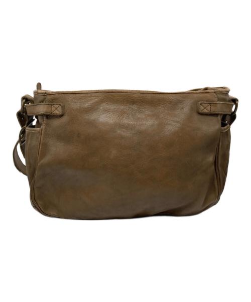 BURBERRY BLUE LABEL（バーバリーロンドンブルーレーベル）BURBERRY BLUE LABEL (バーバリーロンドンブルーレーベル) オールレザーレザーショルダーバッグ ブラウンの古着・服飾アイテム