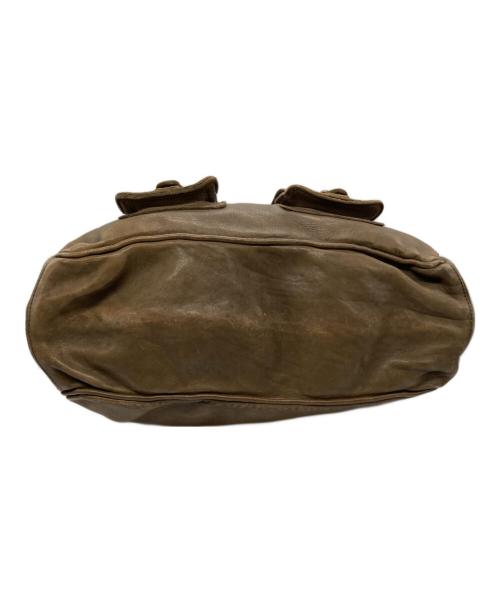 BURBERRY BLUE LABEL（バーバリーロンドンブルーレーベル）BURBERRY BLUE LABEL (バーバリーロンドンブルーレーベル) オールレザーレザーショルダーバッグ ブラウンの古着・服飾アイテム